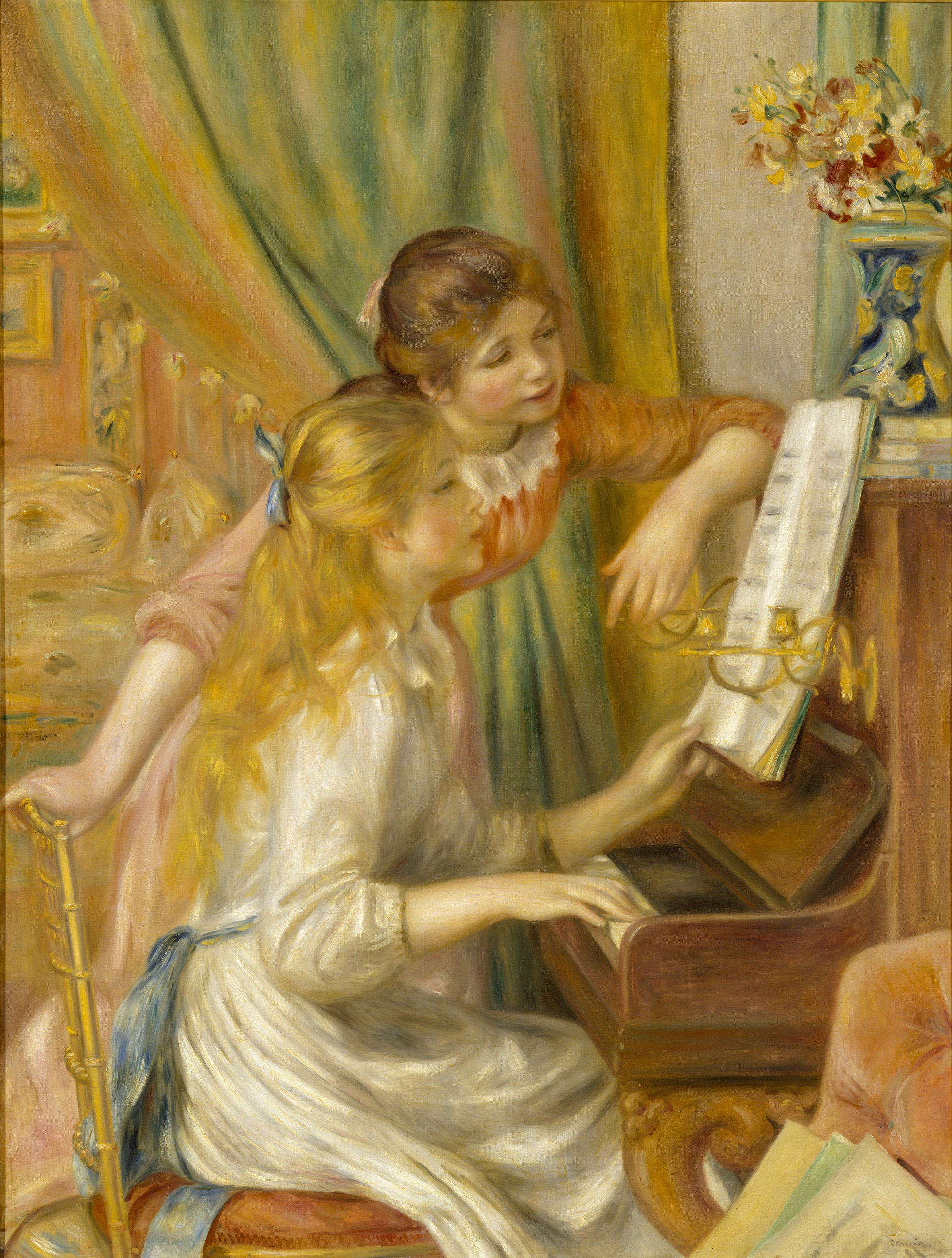 Pierre-Auguste Renoir Jeunes filles au piano